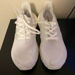 All white ultraboost